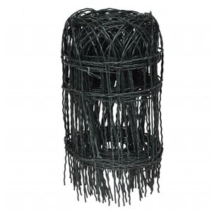 vidaXL aiapiire, pulberkaetud raud, 25 x 0,4 m