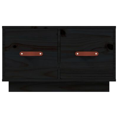 vidaXL kohvilaud, must, 60 x 53 x 35 cm, männipuit