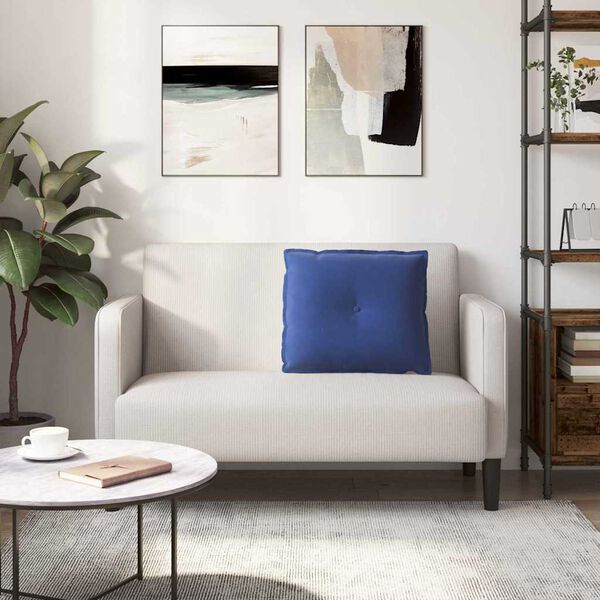 vidaXL Seljatugi padi Politsei sinine 60 x 50 cm Korter kangas