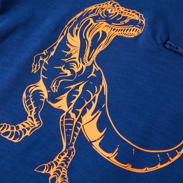 Laste T-särk, lühikeste varrukatega, tumesinine, 128