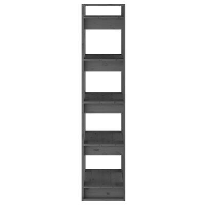 vidaXL raamaturiiul/ruumijagaja, hall, 41x35x160 cm, täismännipuit
