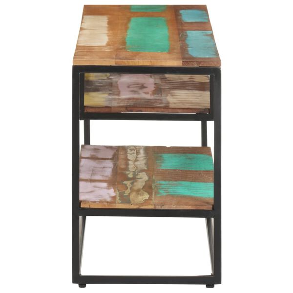 vidaXL telerikapp, 130 x 30 x 45 cm, taastatud puit