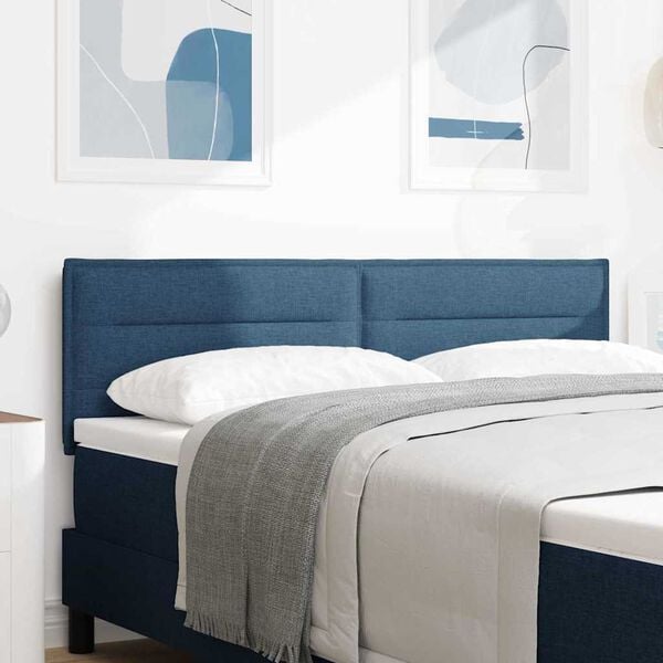 vidaXL Peats peaga Sinine 144 cm Kunstnahk