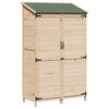 vidaXL Aiashed Naturaalne 106,5 x 56 x 176 cm Tehispuit