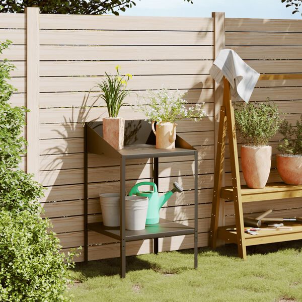 vidaXL taimealus, antratsiithall, 56,5x54,5x100 cm, tsingitud teras