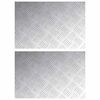 vidaXL Astme katte Ristk&uuml;lik 2 pcs H&otilde;bedane 60 x 40 cm Alumiinium
