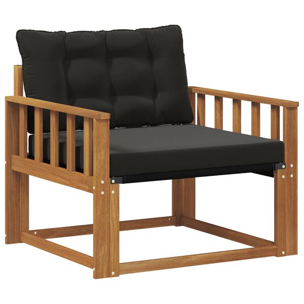 vidaXL V&auml;li diivanikomplekt Tugev acacia puit ja Textilene Neutraalne