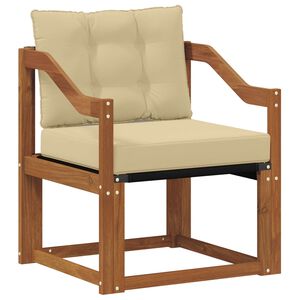 vidaXL &Otilde;uesohva Tugev acacia puit ja Textilene Neutraalne