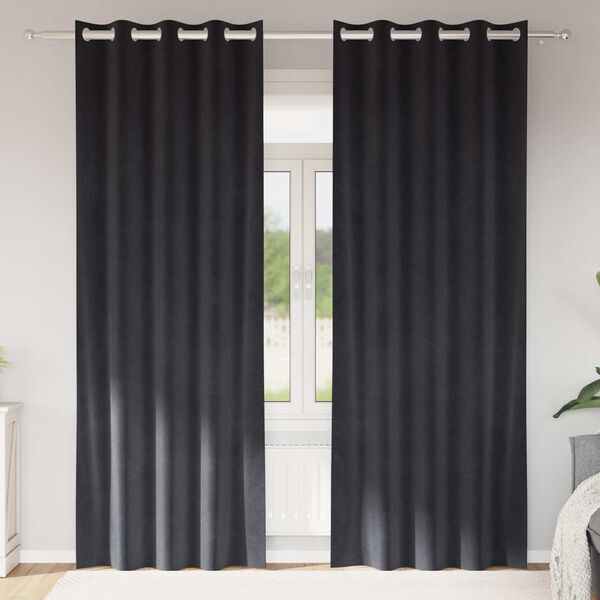 vidaXL Pimendavad kardinad 2 pcs Tumehall 140 x 245 cm Samet