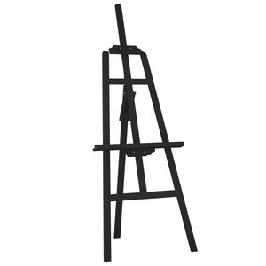 vidaXL molbert, must, 53,5 x 95 x 127 cm, m&auml;nnipuit