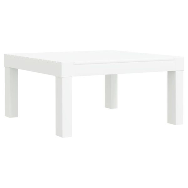 vidaXL p&auml;evitustool koos patjadega, valge, PP