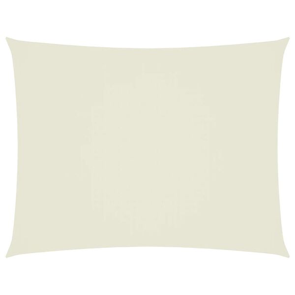 vidaXL oxford-kangast p&auml;ikesepuri, ristk&uuml;lik, 5 x 6 m kreemjas