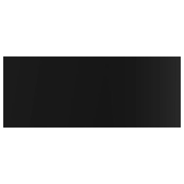 vidaXL riiuliplaadid 4 tk, must, 100x40x1,5 cm, puitlaastplaat