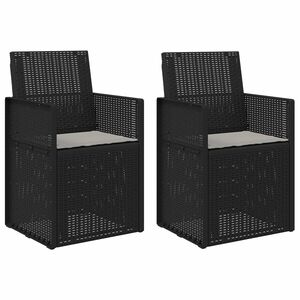 vidaXL Aia Toitlustustoolid 2 pcs Antratsiit ja Helehall PP