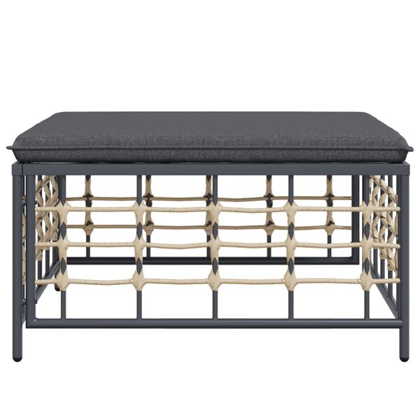 vidaXL aia jalapink tumehalli istmepadjaga, pol&uuml;rotang