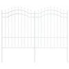 vidaXL Aiandus aiapaneel Valge 240 x 190 cm Pulbervärvitud Teras
