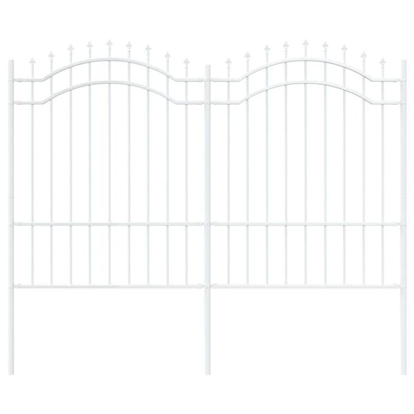 vidaXL Aiandus aiapaneel Valge 240 x 190 cm Pulbervärvitud Teras