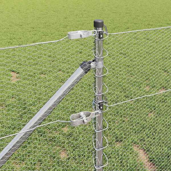 vidaXL Aiapost H&otilde;bedane 100 x 0,6 m (13 mm v&otilde;rk) Teras