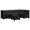 vidaXL 5-kohaline aedadiivan padjadega Rattan-ilmega PP Antratsiit