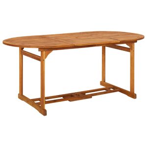 vidaXL aia s&ouml;&ouml;gilaud, 180 x 90 x 75 cm, akaatsiapuit