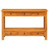 vidaXL Konsoollaud Neutraalne 115 x 32 x 76 cm Tugev Mahagoni Puit