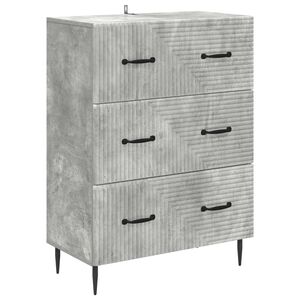vidaXL Sahtlib&uuml;roo Betoonhall 66 x 34,5 x 89,5 cm Tehispuit