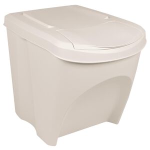 vidaXL virnastatavad pr&uuml;gikastid 3 tk, valge, 75 l, pol&uuml;prop&uuml;leen