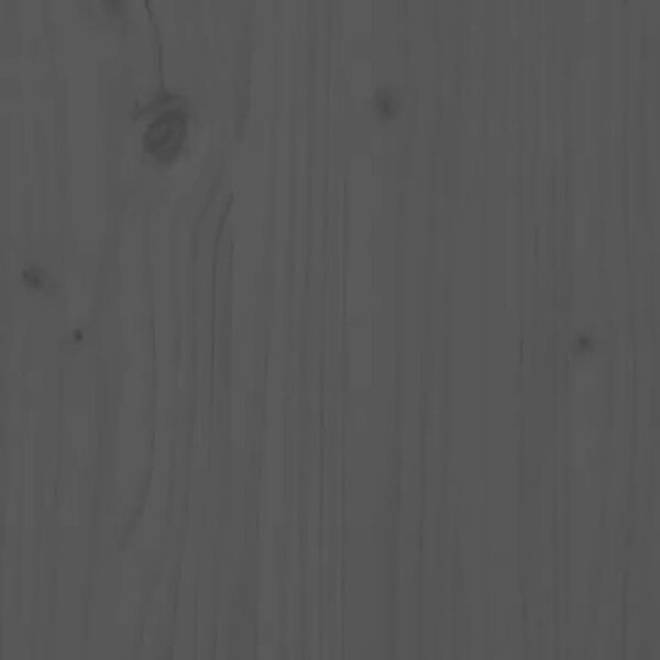 vidaXL voodipeats, hall, 123,5x3x81 cm, männipuit