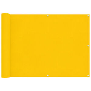 vidaXL R&otilde;du Eesriie Kollane 75 x 200 cm PU kaetud Oxford alu