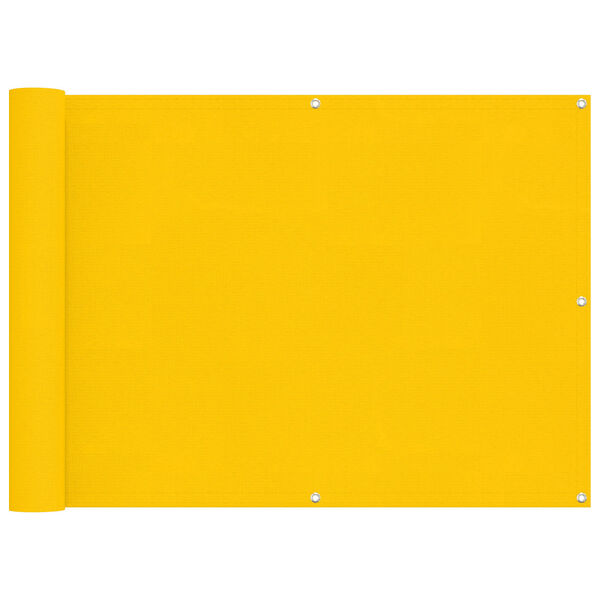 vidaXL R&otilde;du Eesriie Kollane 75 x 200 cm PU kaetud Oxford alu