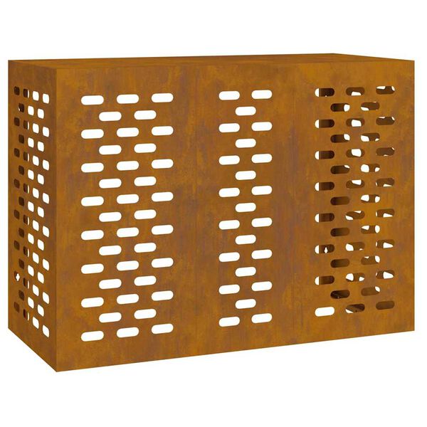 vidaXL Kliimaseadmest kaitsev kate Rooste 110 x 50 x 80 cm terase t&uuml;&uuml;p