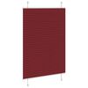 vidaXL plisseeritud ruloo Bordeaux punane 100x150 cm Kanga laius
