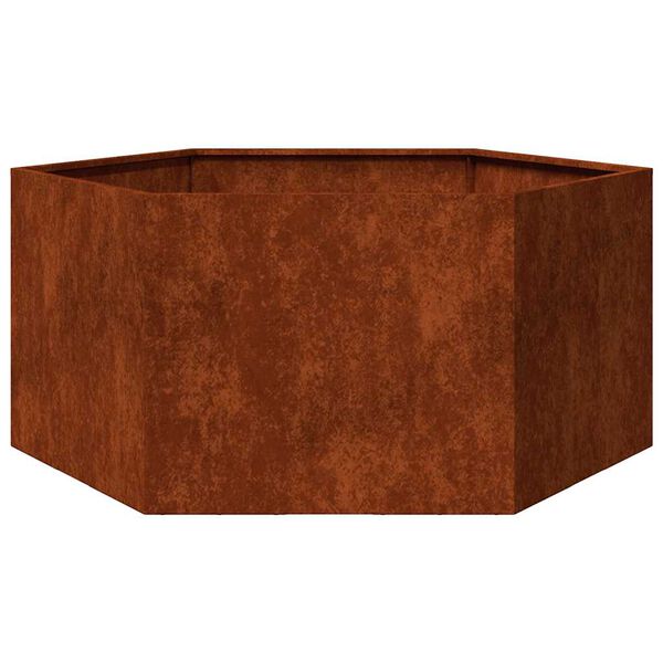 vidaXL taimekast, rooste, 90 x 90 x 45 cm, Corten teras