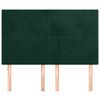 vidaXL peatsiplaat, tumeroheline, 144 x 5 x 118/128 cm, samet