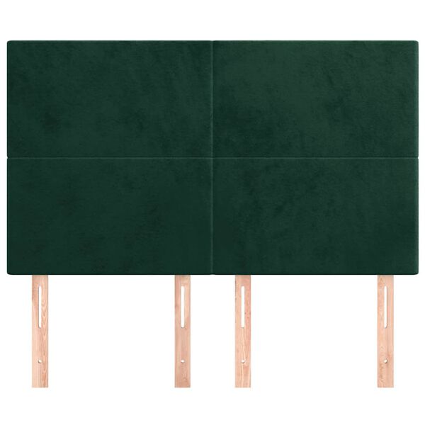 vidaXL peatsiplaat, tumeroheline, 144 x 5 x 118/128 cm, samet