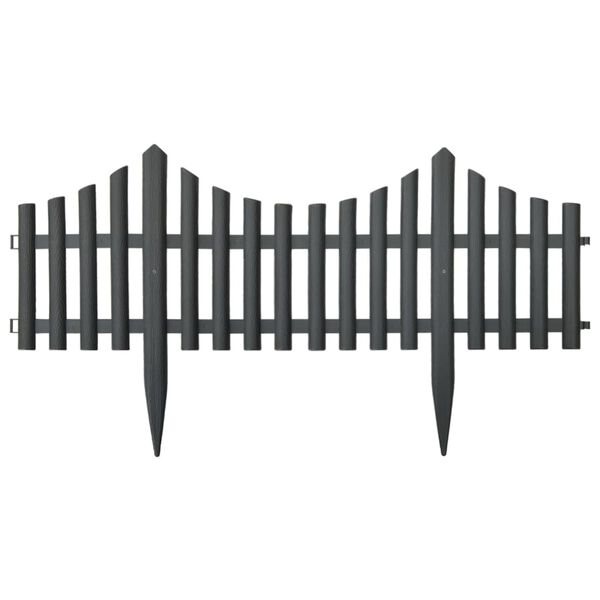 vidaXL murupiirded 17 tk antratsiithall 10 m PP