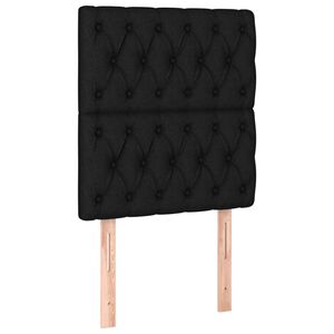 vidaXL voodipeatsid 2 tk, must, 80x7x78/88 cm, kangas