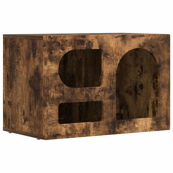 vidaXL Telerikapp Suitsetatud tamm 60 x 35 x 40 cm Tehispuit