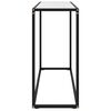 vidaXL konsoollaud, valge, 100 x 35 x 75 cm, karastatud klaas
