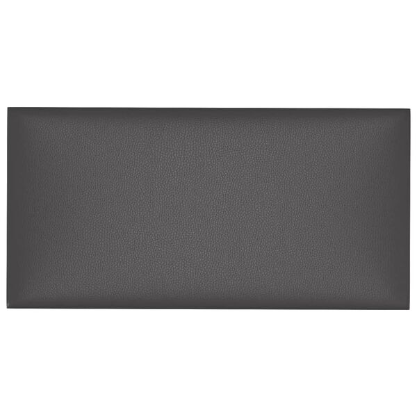 vidaXL seinapaneelid 12 tk, hall, 60 x 30 cm, kunstnahk, 2,16 m²