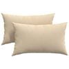vidaXL Diivanipadjad 2 tk kangas cream 50 x 30 cm