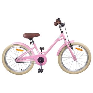 vidaXL Laste Bike 18 Tolli 5-7 aastastele Hele roosa