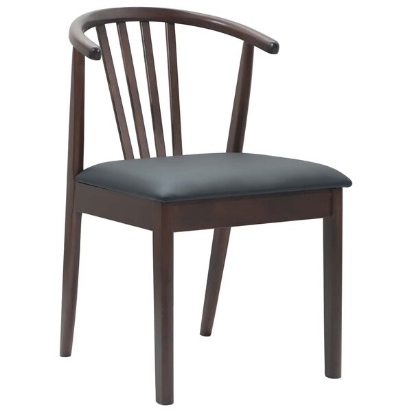 vidaXL S&ouml;&ouml;gitool 2 pcs Helepruun ja must Tahke kummipuu