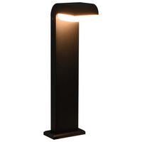 vidaXL õue LED-lamp 9 W, must, ovaalne