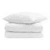 vidaXL Talve tek padjaga 2 pcs Valge Down Feather