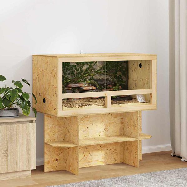 vidaXL Terrarium Pruun 100 x 50 x 100 cm OSB