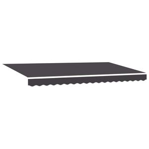 vidaXL K&auml;igukohandatav varikatus Antratsiit 350 x 200 cm