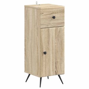 vidaXL Vannitoa hoiukapp BREDA Sonoma tamm 30 x 31 x 80 cm Tehispuit