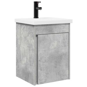 vidaXL Vannitoa vanity&uuml;ksus segistiga Betoonhall 42 x 40 x 74,5 cm