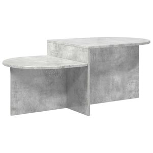 vidaXL Kohvilaud Betoonhall 100 x 50 x 40 cm Tehispuit